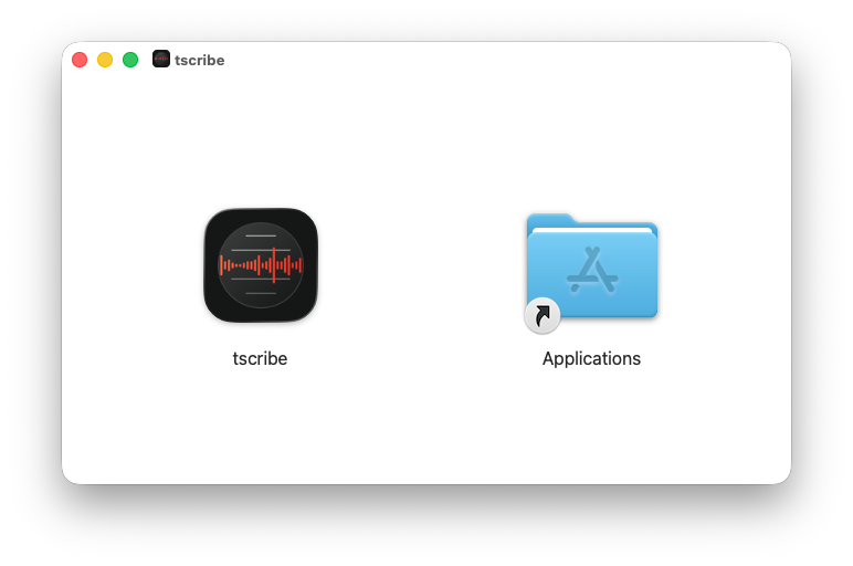 Move Tscribe to Applications